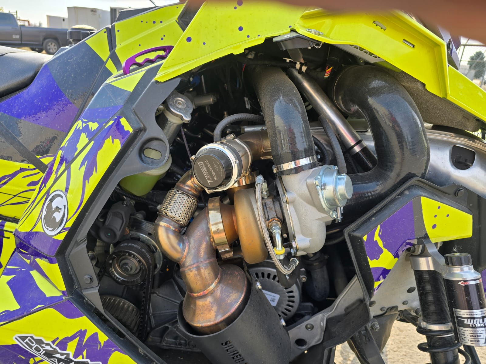 2018 Polaris Polaris Pro RMK 800 Turbo Custom 155" Track - Image 12