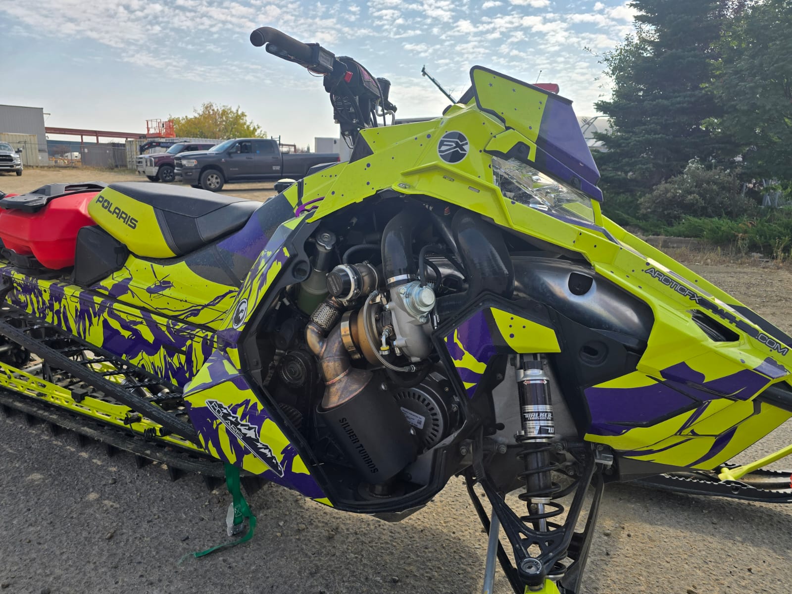 2018 Polaris Polaris Pro RMK 800 Turbo Custom 155" Track - Image 15