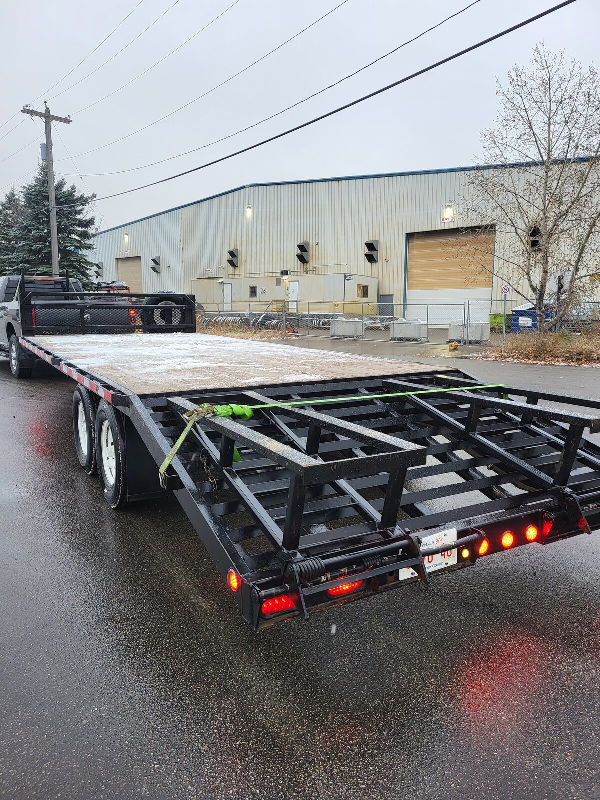2018 TRAILTECH 25FT EQUIPMENT TRAILER