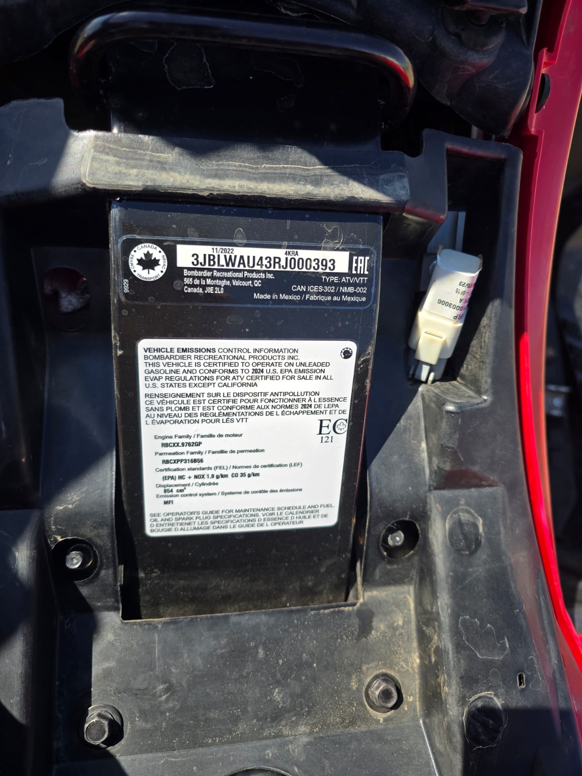 2024 Can-Am Outlander 850 XMR - Image 14